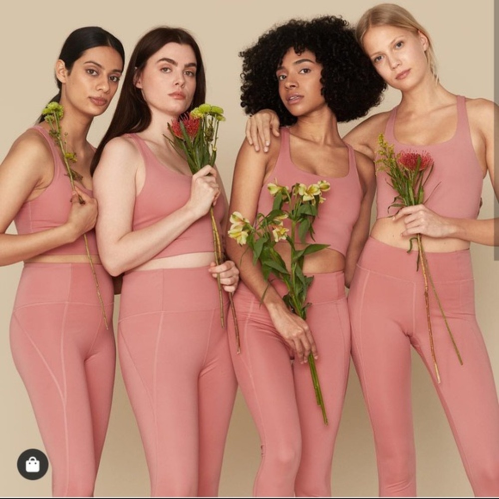 Girlfriend Collective Dusty Rose Set